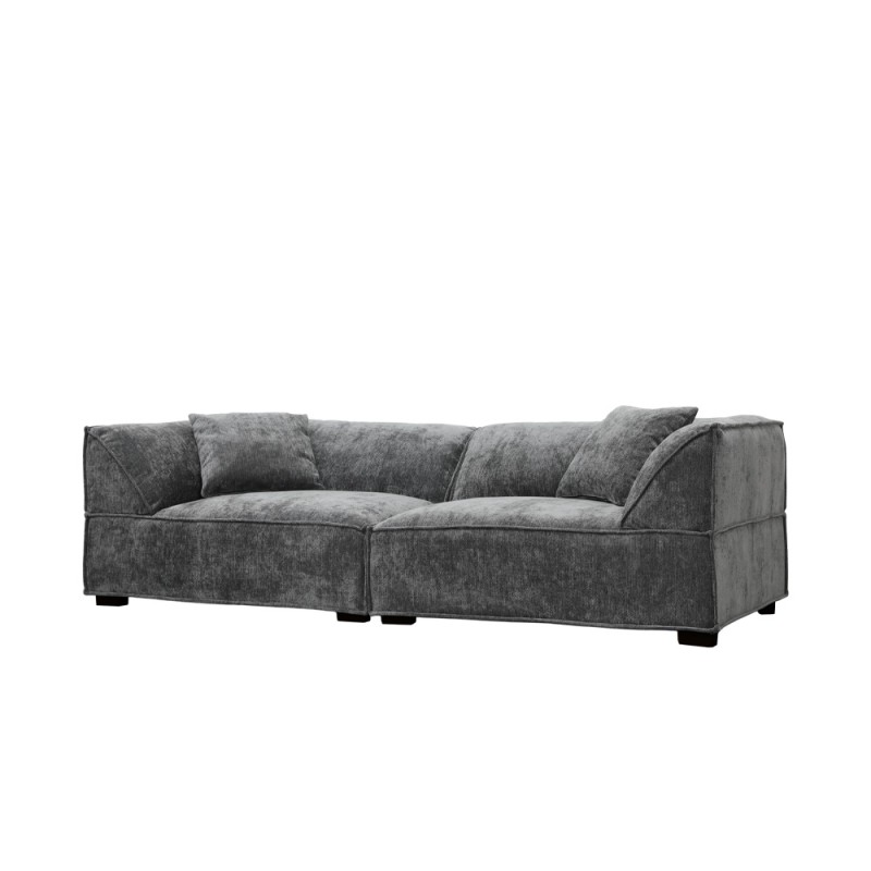 RULER ΚΑΝΑΠΕΣ 3ΘΕΣΙΟΣ ΓΚΡΙ 243x101x69cm