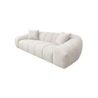 BOSSANOVA ΚΑΝΑΠΕΣ 3ΘΕΣΙΟΣ OFF WHITE 255x115x71cm