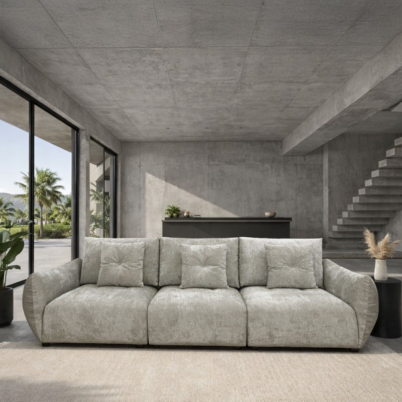 PILLOW ΚΑΝΑΠΕΣ 3ΘΕΣΙΟΣ GREZ 313x100x89cm