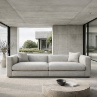 ALBA ΚΑΝΑΠΕΣ 3ΘΕΣΙΟΣ OFF WHITE 256x88x70cm