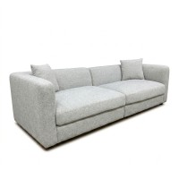 ALBA ΚΑΝΑΠΕΣ 3ΘΕΣΙΟΣ OFF WHITE 256x88x70cm