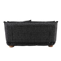 FUTON ΚΑΝΑΠΕΣ ΚΡΕΒΑΤΙ 2ΘΕΣΙΟΣ ΑΝΑΔΙΠΛΟΥΜΕΝΟΣ ΓΚΡΙ ΜΑΥΡΟ ΜΕ PATTERN 141x87x76cm