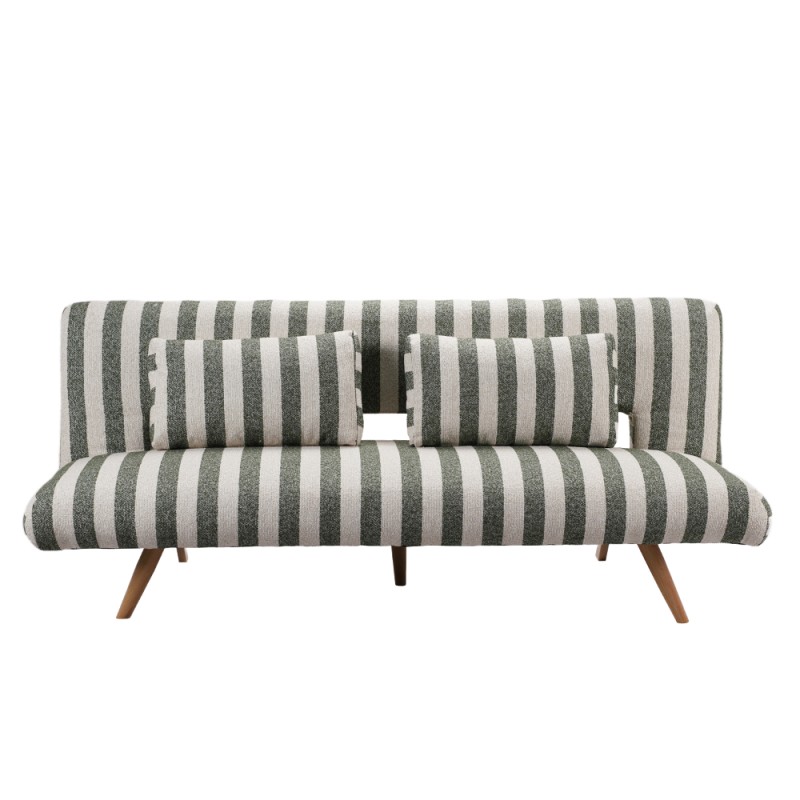 LA SPEZIA ΚΑΝΑΠΕΣ ΚΡΕΒΑΤΙ 3ΘΕΣΙΟΣ OFF WHITE ΛΑΔΙ 188x81x88cm