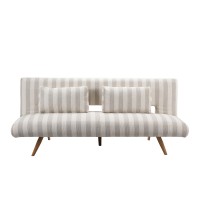 LA SPEZIA ΚΑΝΑΠΕΣ ΚΡΕΒΑΤΙ 3ΘΕΣΙΟΣ OFF WHITE BEIGE 188x81x88cm