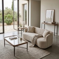CELESTE ΚΑΝΑΠΕΣ 3ΘΕΣΙΟΣ ΜΠΕΖ 228x98x73cm