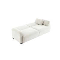 NUBO ΚΑΝΑΠΕΣ ΚΡΕΒΑΤΙ 3ΘΕΣΙΟΣ OFF WHITE 213x93x86cm