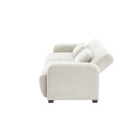 NUBO ΚΑΝΑΠΕΣ ΚΡΕΒΑΤΙ 3ΘΕΣΙΟΣ OFF WHITE 213x93x86cm