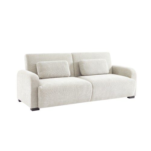 NUBO ΚΑΝΑΠΕΣ ΚΡΕΒΑΤΙ 3ΘΕΣΙΟΣ OFF WHITE 213x93x86cm