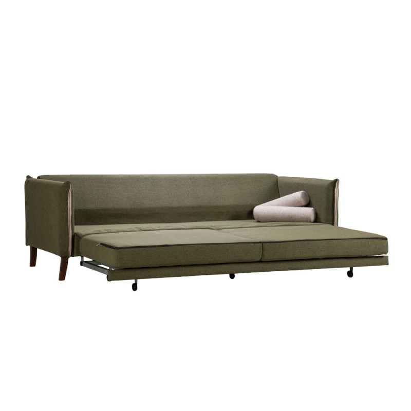 COMMODO ΚΑΝΑΠΕΣ ΚΡΕΒΑΤΙ 3ΘΕΣΙΟΣ ΛΑΔΙ NEVE 39 ΓΚΡΙ NEVE 80 230x81x88cm