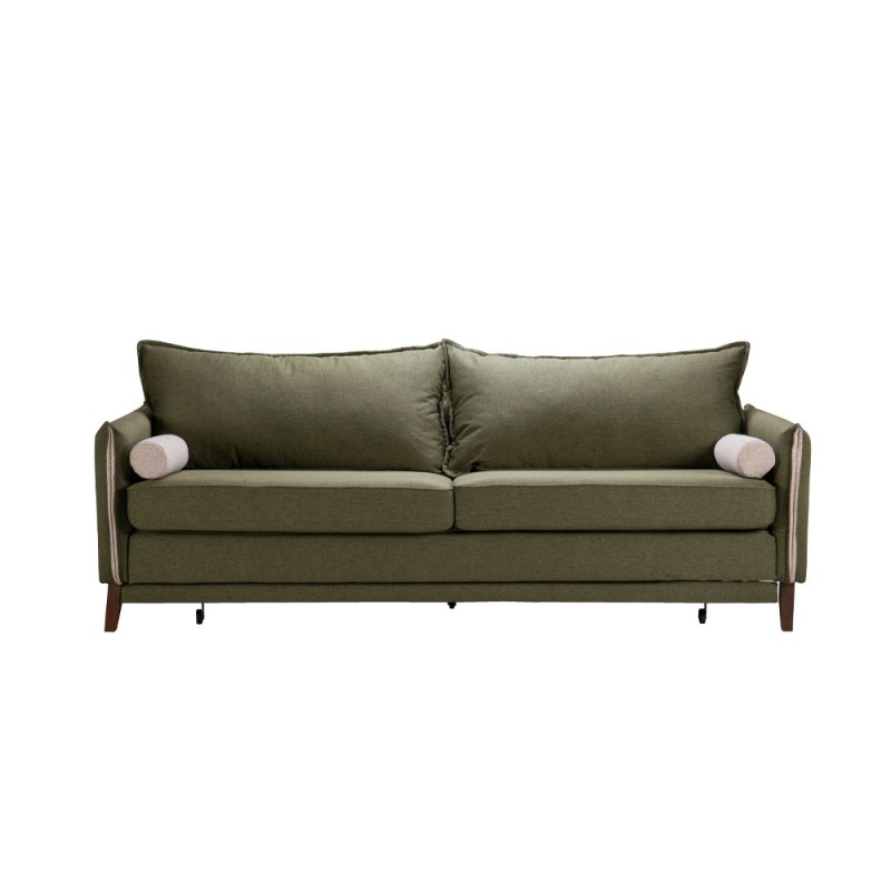 COMMODO ΚΑΝΑΠΕΣ ΚΡΕΒΑΤΙ 3ΘΕΣΙΟΣ ΛΑΔΙ NEVE 39 ΓΚΡΙ NEVE 80 230x81x88cm