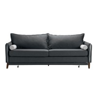 COMMODO ΚΑΝΑΠΕΣ ΚΡΕΒΑΤΙ 3ΘΕΣΙΟΣ ΑΝΘΡΑΚΙ NEVE 97 ΓΚΡΙ NEVE 83 230x81x88cm