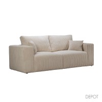 BULLET ΚΑΝΑΠΕΣ 3ΘΕΣΙΟΣ OFF WHITE AMBIENCE 02 232x101x92cm