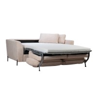 COCOON ΚΑΝΑΠΕΣ ΚΡΕΒΑΤΙ 3ΘΕΣΙΟΣ BEIGE LINCOLN 03 208x94x92cm