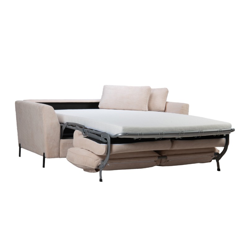 COCOON ΚΑΝΑΠΕΣ ΚΡΕΒΑΤΙ 3ΘΕΣΙΟΣ BEIGE LINCOLN 03 208x94x92cm