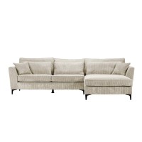 FOREVER ΚΑΝΑΠΕΣ ΓΩΝΙΑ ΔΕΞΙΑ BEIGE LINCOLN 03 316x185x92cm