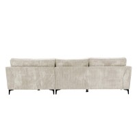 FOREVER ΚΑΝΑΠΕΣ ΓΩΝΙΑ ΔΕΞΙΑ BEIGE LINCOLN 03 316x185x92cm