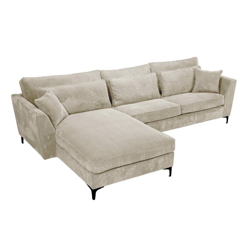 FOREVER ΚΑΝΑΠΕΣ ΓΩΝΙΑ ΑΡΙΣΤΕΡΗ BEIGE LINCOLN 03 316x185x92cm