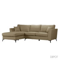 BOEL ΚΑΝΑΠΕΣ ΓΩΝΙΑ ΑΡΙΣΤΕΡΗ BEIGE MEMORY 02 280x170x92cm