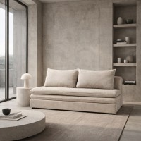 GIRASOLE ΚΑΝΑΠΕΣ ΚΡΕΒΑΤΙ 3ΘΕΣΙΟΣ BEIGE ASTI 1 200x87x90cm