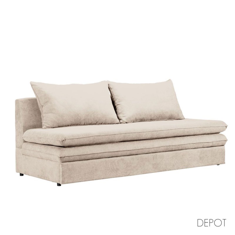 GIRASOLE ΚΑΝΑΠΕΣ ΚΡΕΒΑΤΙ 3ΘΕΣΙΟΣ BEIGE ASTI 1 200x87x90cm