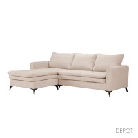 SCANDALO ΚΑΝΑΠΕΣ ΓΩΝΙΑ ΑΝΑΣΤΡΕΨΙΜΗ CREAM ASTI 1 265x188x99cm