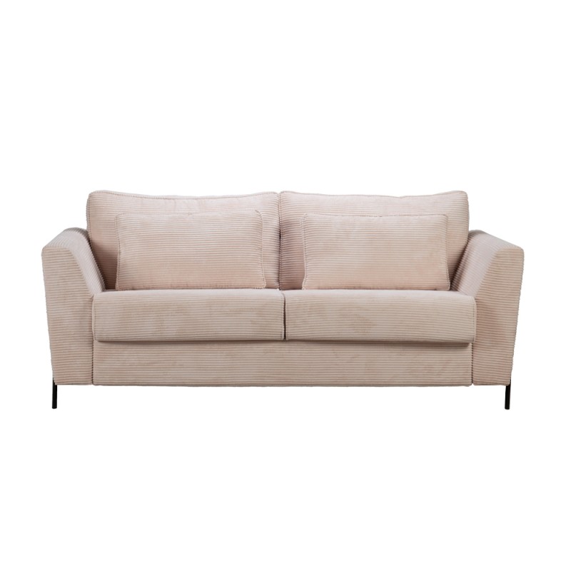 COCOON ΚΑΝΑΠΕΣ ΚΡΕΒΑΤΙ 3ΘΕΣΙΟΣ BEIGE LINCOLN D 03 208x94x92cm