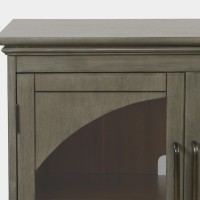 Μπουφές Avola από ξύλο ακακίας σε γκρι 165x43x91.5cm