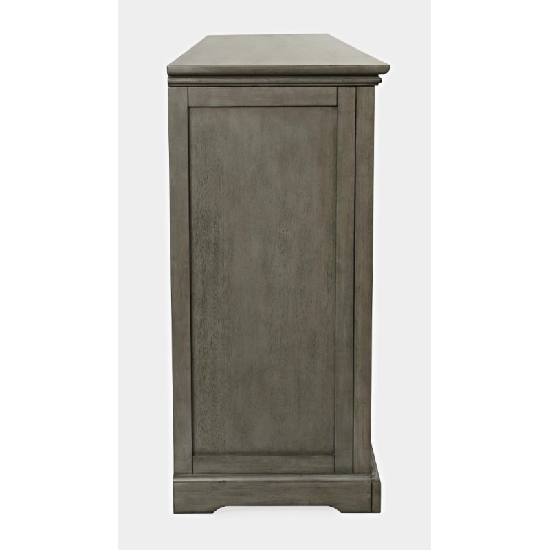Μπουφές Avola από ξύλο ακακίας σε γκρι 165x43x91.5cm