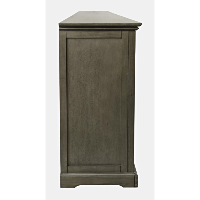 Μπουφές Avola από ξύλο ακακίας σε γκρι 244x43x91.5cm