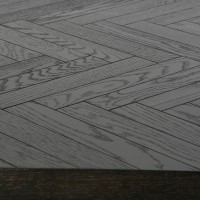 Τραπέζι τραπεζαρίας Seville από ξύλο βελανιδιάς σε μαύρο 200x100x75cm