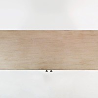 Μπουφές Avola από ξύλο ακακίας σε ασημί 127x40.5x99cm