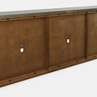 Μπουφές Avola από ξύλο ακακίας σε γκρι 244x43x91.5cm