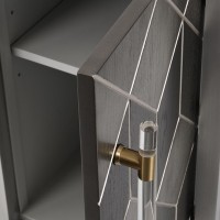 Μπουφές Stilig από ξύλο σε γκρι απόχρωση 152x42x92cm