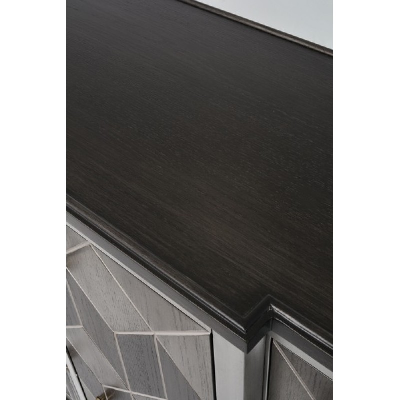 Μπουφές Stilig από ξύλο σε γκρι απόχρωση 152x42x92cm