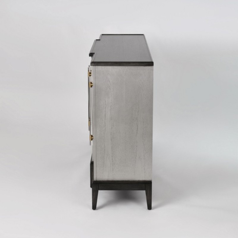 Μπουφές Stilig από ξύλο σε γκρι απόχρωση 152x42x92cm