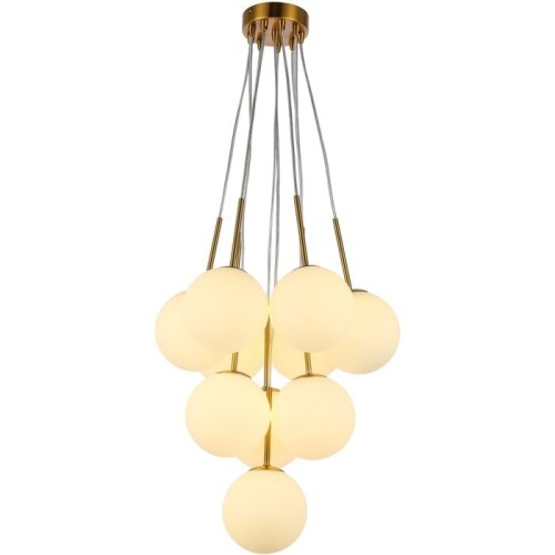 Πολυέλαιος Luna White Gold 46x46x100cm