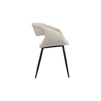 ΣΕΤ 2 ΤΕΜ Καρέκλα Whale σε Pearl απόχρωση 61x53x81Y