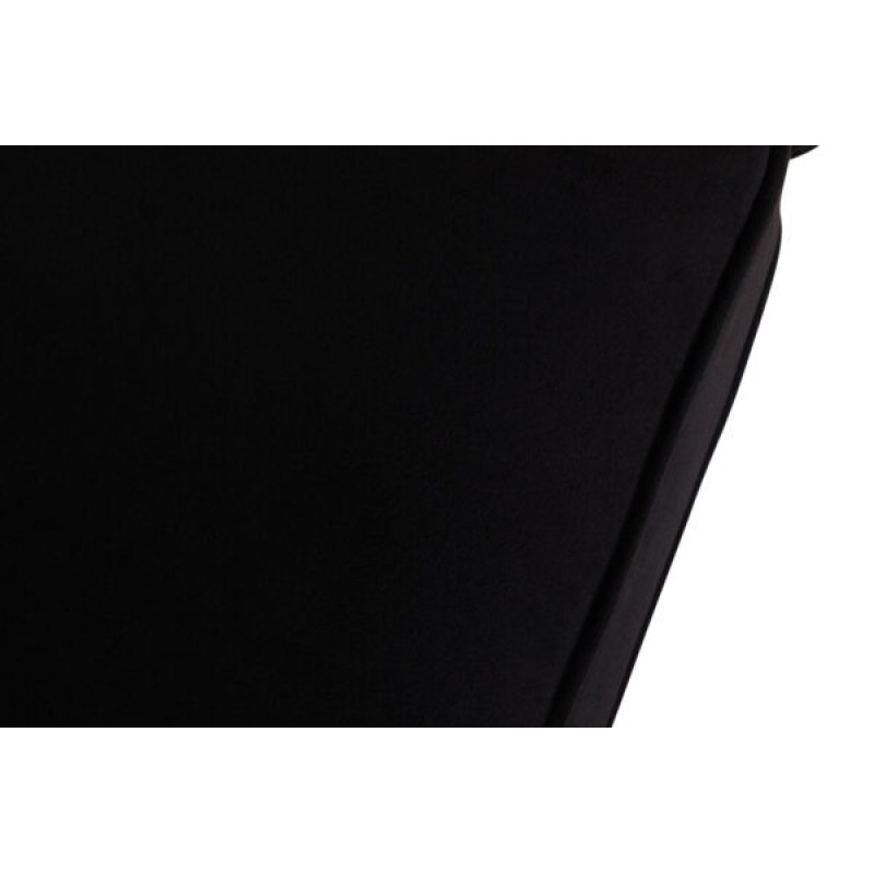 Chesterfiled Deluxe Καναπές 4θέσιος Βελούδο Μαύρο 238×86×80cm