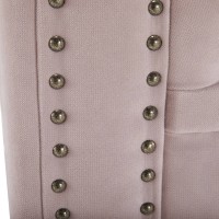 Chesterfiled Deluxe Καναπές 4θέσιος Βελούδο Ροζ Γιασεμί 238×86×80cm
