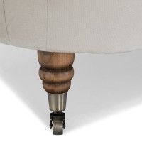 Chesterfield Deluxe 3-θέσιoς Κυρτός Καναπές Βελούδο Μπεζ 230x86x80cm