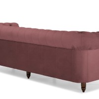 Chesterfiled Deluxe Καναπές 4θέσιος Βελούδο Σάπιο Μήλο 238×86×80cm