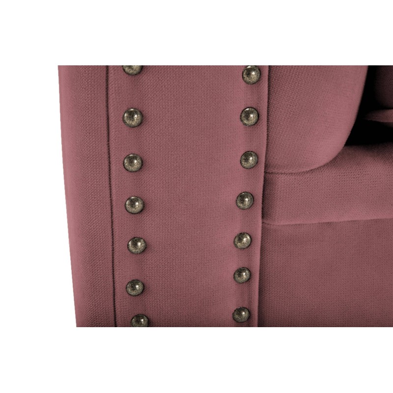 Chesterfiled Deluxe Καναπές 4θέσιος Βελούδο Σάπιο Μήλο 238×86×80cm