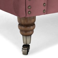 Chesterfiled Deluxe Καναπές 4θέσιος Βελούδο Σάπιο Μήλο 238×86×80cm