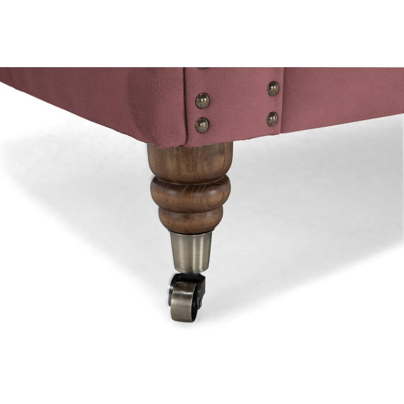 Chesterfiled Deluxe Καναπές 4θέσιος Βελούδο Σάπιο Μήλο 238×86×80cm