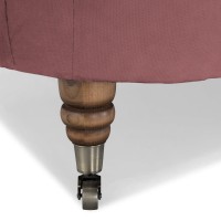 Chesterfield Deluxe 3-θέσιoς Κυρτός Καναπές Βελούδο Σάπιο Μήλο 230x86x80cm