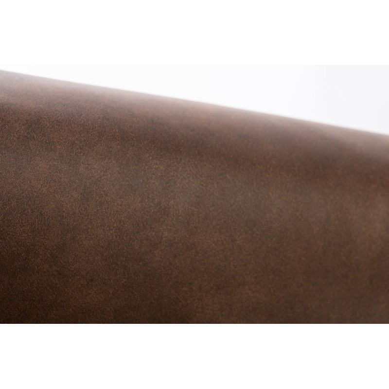 Γωνιακός Καναπές Κρεβάτι Crista Chesterfield  σε Vintage Καφε 245x175x85cm