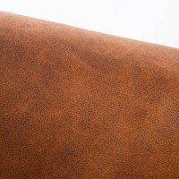 Γωνιακός Καναπές Κρεβάτι Crista Chesterfield  σε Vintage Κονιάκ 245x175x85cm
