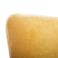 Γωνιακός Καναπές Κρεβάτι Crista Chesterfield  σε Ηλιόλουστο Κιτρινο βελούδο 245x175x85cm