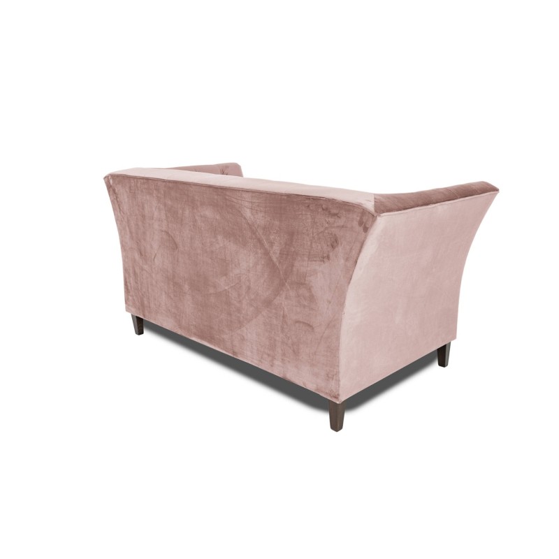 Διθέσιος Καναπές Chesterfield Queen Βελούδο Ροζ Γιασεμί 175×92×92 εκ