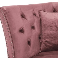 Διθέσιος Καναπές Chesterfield Queen Βελούδο Σάπιο Μήλο 175×92×92 εκ